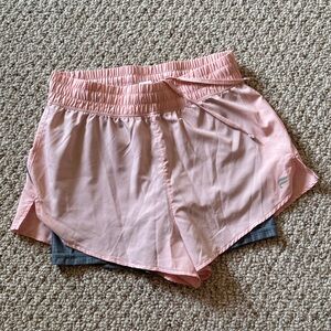 Fabletics Pink Athletic Shorts